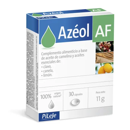 Pileje Azeol AF, 30 Cápsulas