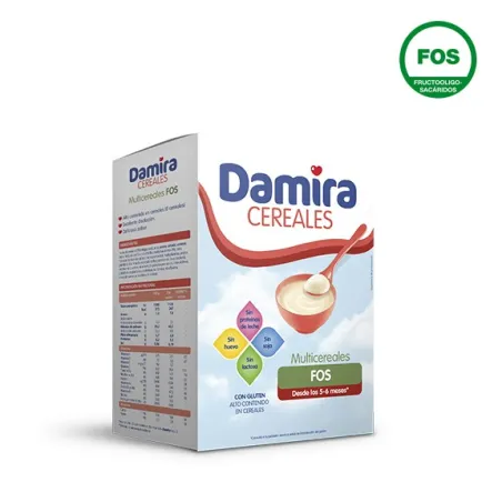 Damira Papilla multicereales FOS, 600 g