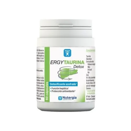 Ergytaurina detox, 60 cápsulas