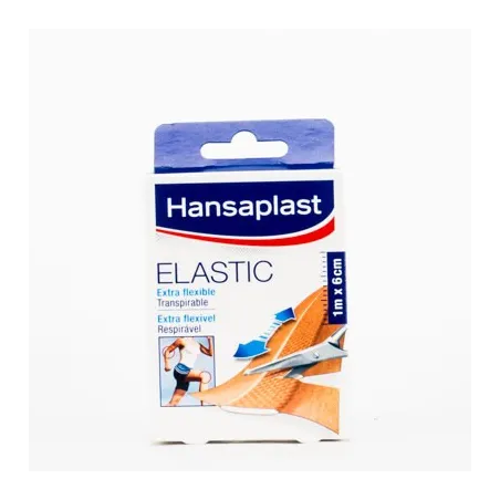 Hansaplast Elastic Apósito Adhesivo, 1mx6cm