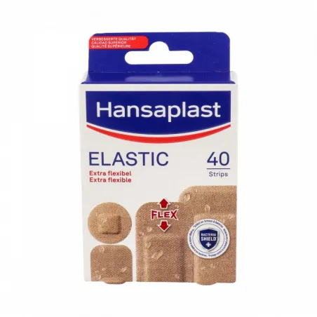 Hansaplast Elastic Apósito Adhesivo Tamaños Surtidos, 40 Uds