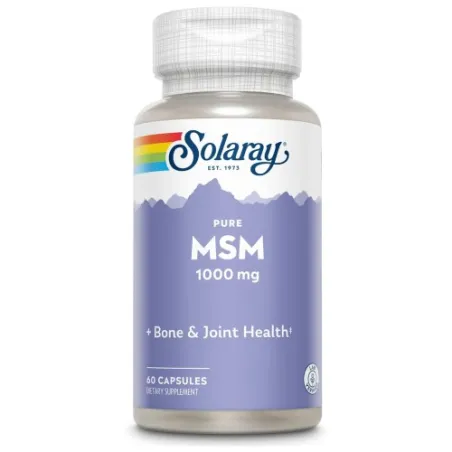 Solaray MSM Pure 1000mg 60 capsulas