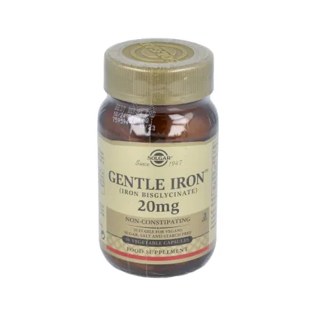 Solgar Hierro Gentle 20 mg, 90 Caps Veg
