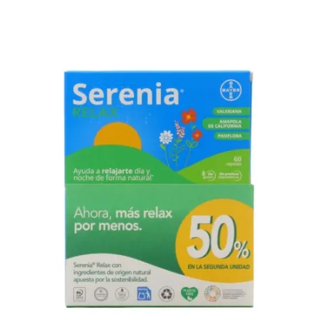 Serenia Relax Duplo, 60+60 cápsulas