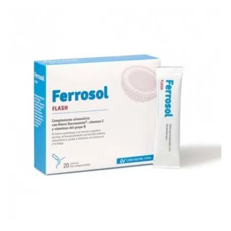 Ferrosol flash, 20 sobres bucodispersables