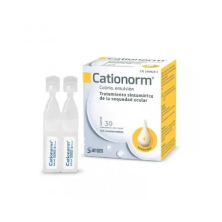 Santen Cationorm colirio emulsión, 30 monodosis