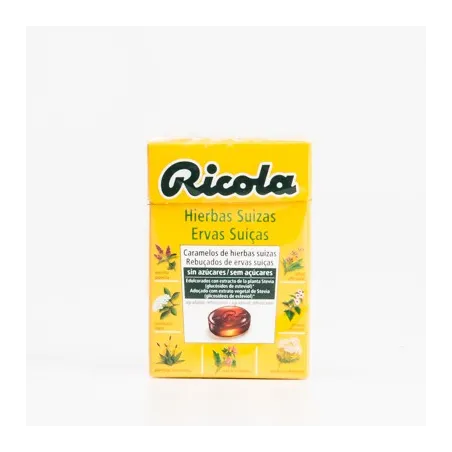 Ricola Caramelos de Hierbas Sin Azúcar, 50g.