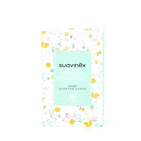 Suavinex Baby Cologne Memories Tarjetas Perfumadas, 3 uds.