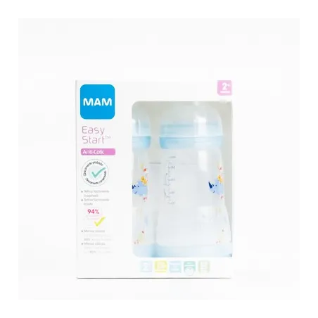 Biberón Anticólico Mam 260 ml 2 U