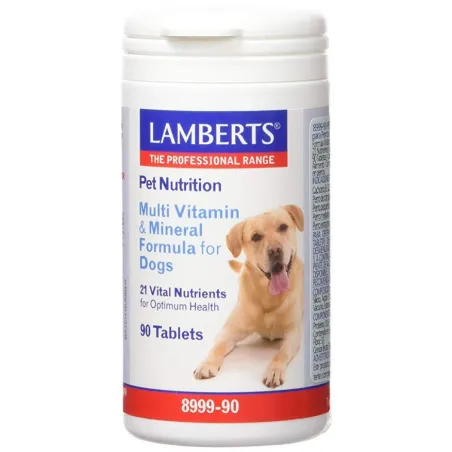 LAMBERTS Pet Nutrition Vitaminas y Minerales para Perros, 90 comprimidos.