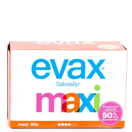Evax Salvaslip Maxi Protegeslip, 40 unidades.