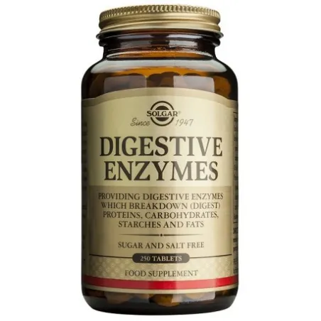 Solgar Vegan Enzimas Digestivas, 250 Comp