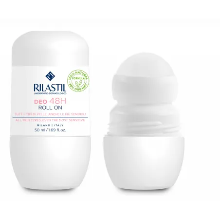 Rilastil Deodermial Desodorante Roll-on 48H, 50 ml.