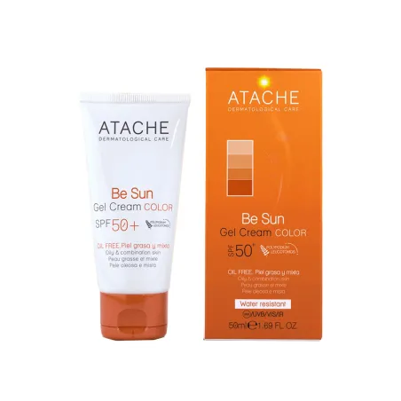 Atache Be Sun Gel Crema Color SPF50+, 50 ml