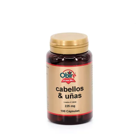 Obire Cabello, Uñas y Piel, 225mg 100 Cápsulas.