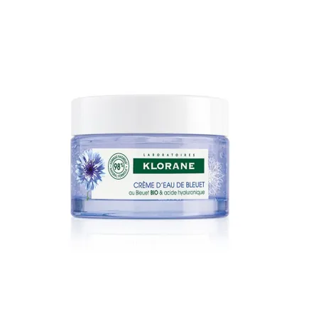 Klorane Gel Crema Al Agua Aciano BIO, 50 ml