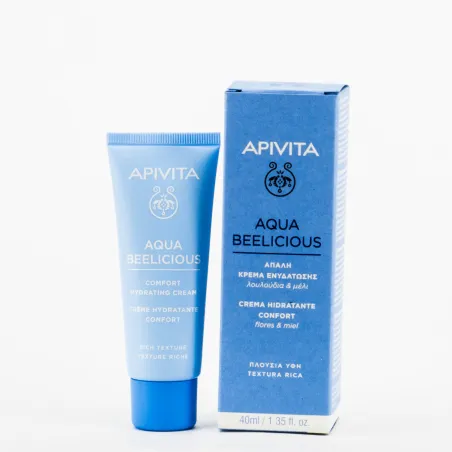 Apivita Aqua Beelicious Crema Hidratante Confort, 40 ml