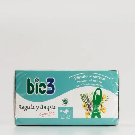 Bie3 Infusión laxante regula y limpia, 25 bolsitas