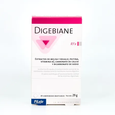 Pileje Digebiane Rfx, 20 Comprimidos Masticables