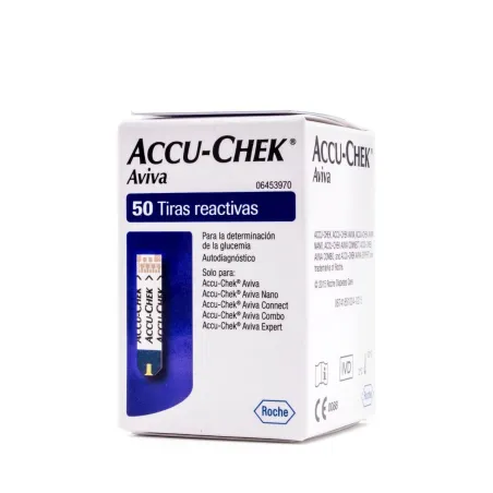 Accu-Chek Aviva Tira Reactiva Glucemia, 50 Uds