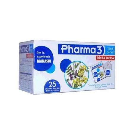 Pharma 3 diet & detox, 25 filtros