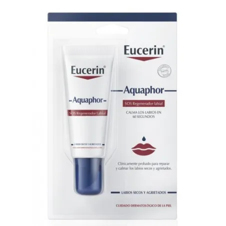 Eucerin Aquaphor SOS Regenerador Labial, 10ml.