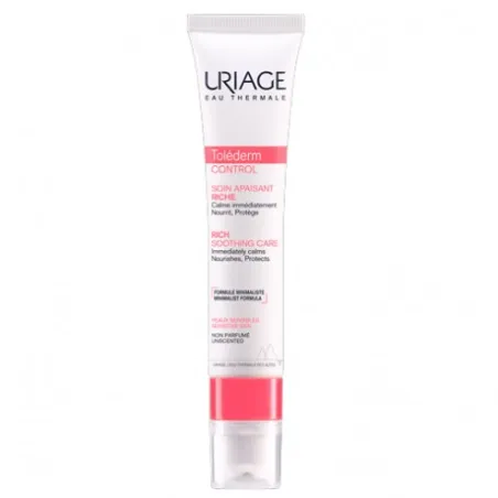 Uriage Toléderm Control Crema Rica, 40 ml