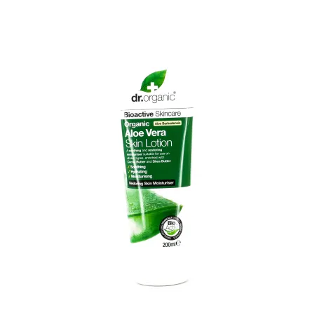 Dr Organic Loción corporal de Aloe Vera, 200ml.