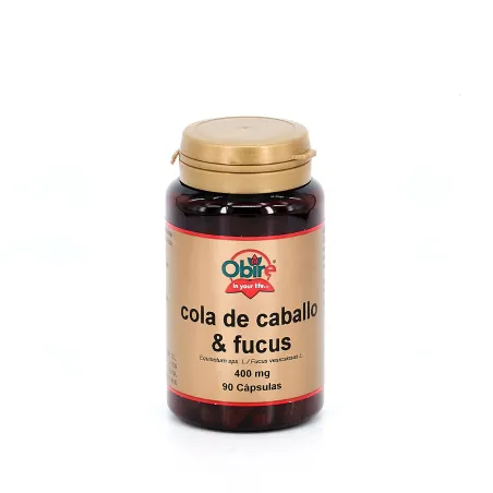 Obire extracto seco Cola Caballo + Fucus , 300 mg 90 Cápsulas.