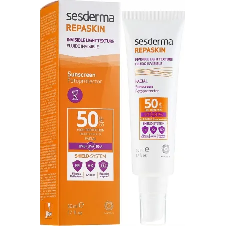 Sesderma Repaskin Fluido Invisible SPF50+, 50ml.