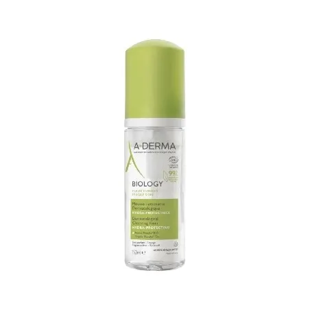 A-Derma Biology espuma limpiadora dermatológica hidraprotectora, 150 ml