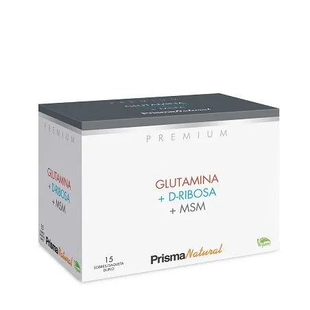 Prisma Natural Premium glutamina + D-ribosa + MSM, 30 sticks.