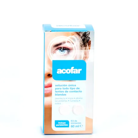 Acofar solución única para lentes blandas, 60ml.