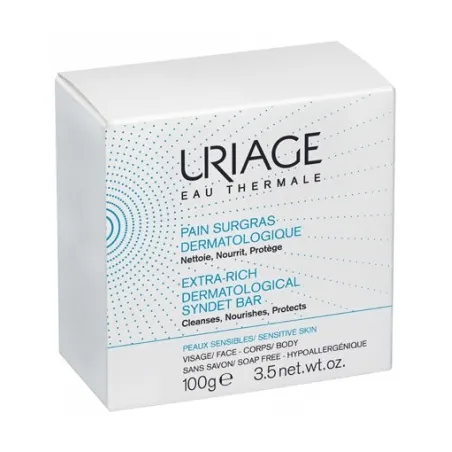 Uriage Pain Surgras Jabón Dermatológico, 100g.