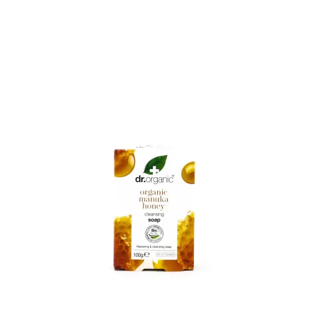 Dr Organic Pastilla de jabón de Miel de Manuka, 100g,