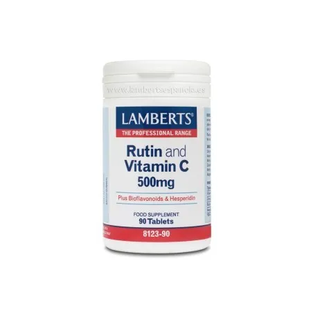 LAMBERTS Rutina y Vitamina C 500 mg, 90 comprimidos.