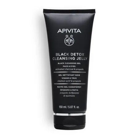 Apivita Black Detox Gel Limpiador, 150ml