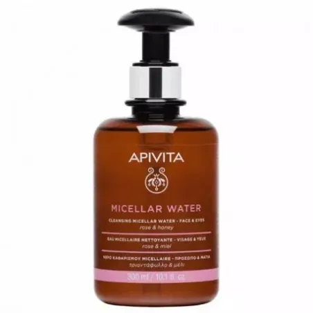 Apivita Agua Micelar Rosa Miel, 300ml