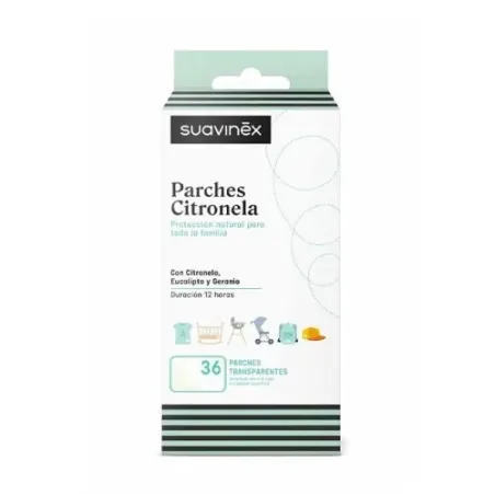 Suavinex parches citronela, 36 parches