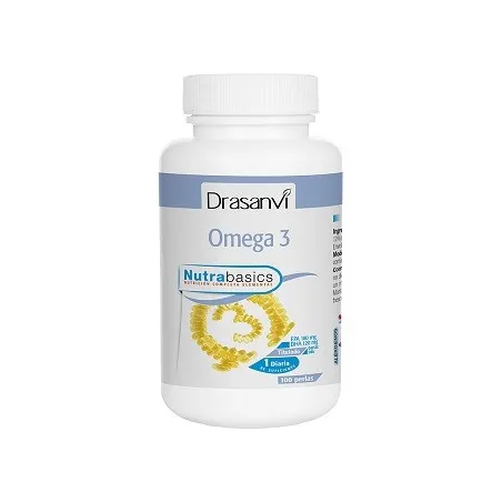 Drasanvi Omega 3 Nutrabasics, 100 Caps.