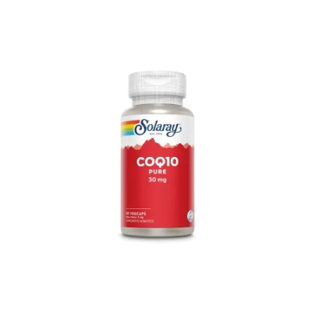 Solaray Pure CoQ10 30 mg, 30 cápsulas vegetales