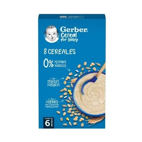 Gerber for baby 8 cereales, 500 g