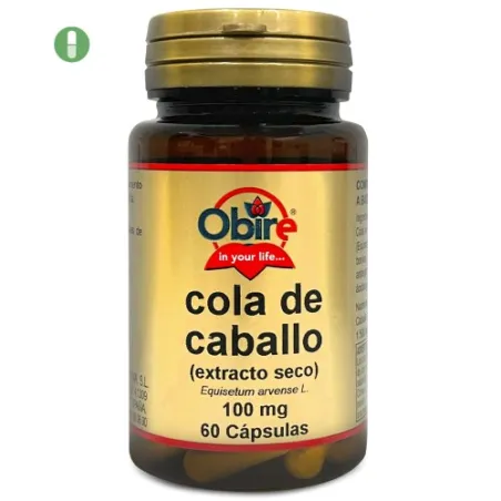 Obire Cola de Caballo Extracto seco 100 mg, 60 Caps.