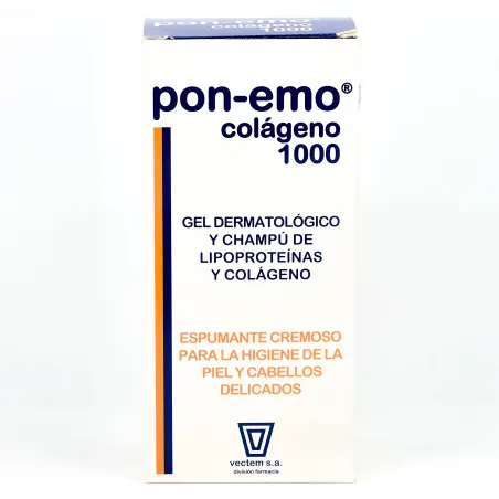 Pon-Emo Colágeno gel y champú dermatológico, 1litro