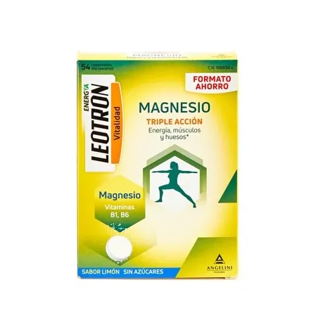 Leotron vitalidad magnesio triple acción, 54 comprimidos