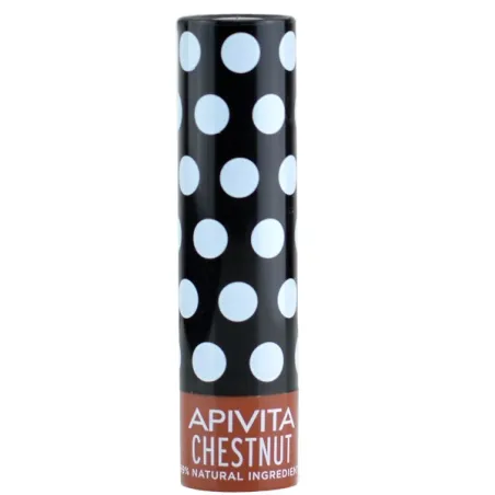 Apivita Lip Care Chesnut bálsamo labial con castaña, 4,4 g