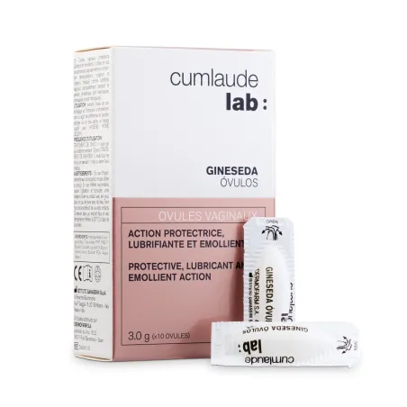 Cumlaude Lab Gineseda Ovulos Vaginales Protectores, 10 óvulos