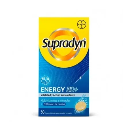 Supradyn Energy 50+, 30 Comprimidos Efervescentes