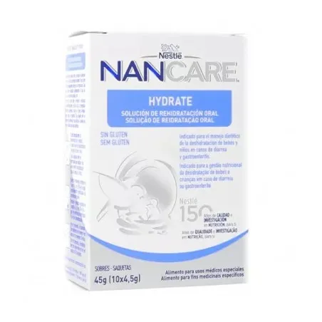 Nestlé NanCare Hydrate suero, 10 sobres