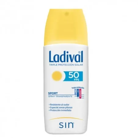 Ladival Sport Spray Transparente SPF50, 150 ml